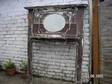 VINTAGE FIRE Surround Wooden fire surround,  partially....