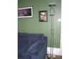 £25 - FLOOR LAMP,  chrome art deco