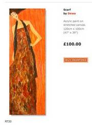 November £100 Promo - Scarf by Dewa Painting