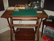 £50 - WOODEN FOLDING art-table,  desk,  3ft6