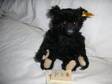 STEIFF OTHELLO BEAR. black 8 inches high. vgc.....