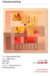 December Promo - Gusti Abstract Painting