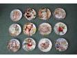 SET OF 12 franklin mint teddy bear decrorative plates, ....