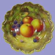 ROYAL WORCESTER HAND PAINTED FRUIT ITEMS
