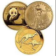 New Gold bars,  coins and bullions