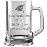 Buy Engraved Glass Tankards at Wholesale Prices